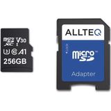 Allteq - Micro SD Kaart - 256 GB - SDXC - V30 - incl. SD Adapter