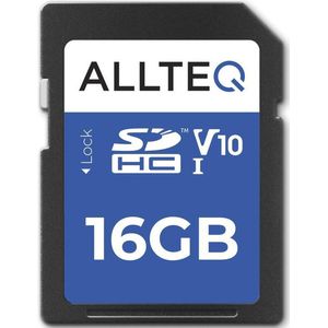 SD Kaart 16 GB - Geheugenkaart - SDHC - U1 - UHS-I - V10 - Allteq
