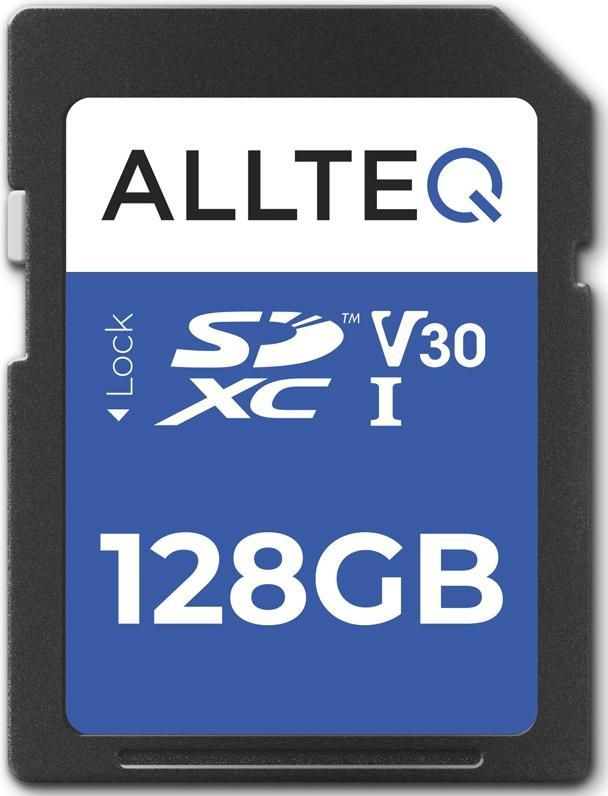 SD Kaart 128 GB - Geheugenkaart - SDXC - U3 - UHS-I - V30 - Allteq
