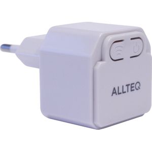 Allteq - Wifi Repeater - Draadloze Wifi Versterker - Wit - 300 Mbit per seconde