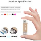 Allteq - USB C Stick - 32 GB - Goud - Aluminium - 3.2 Gen 1x1