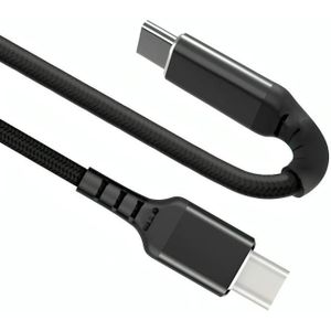 USB C kabel - C naar C - USB 3.2 Gen 1x1 - Extra buigbaar - Zwart - 3 meter - Allteq