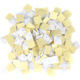 Allteq - Kabelbinderbevestiging - Wit - Kunststof - 100 Stuks