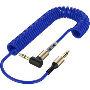 Jack Kabel 3.5 mm  - Male to Male - Universeel - Blauw - 1.8 meter - Allteq