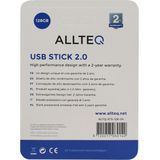Allteq - USB A Stick - 128 GB - Rose Goud - USB 2.0