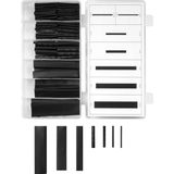 Set krimpkousen - 127-delig - Zwart - Allteq