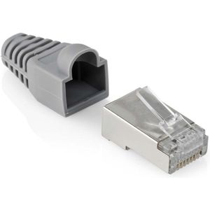 Cat 5 Modulaire RJ45 Stekker + Tule - Allteq