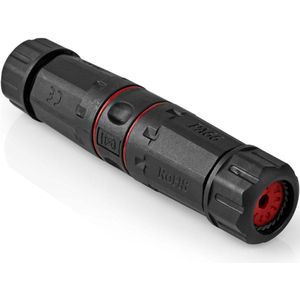 Netwerk koppelstuk - Cat 6 - RJ45 female - Lengte 120 mm - IP68 - Stofdichte en waterdichte wartel - Allteq