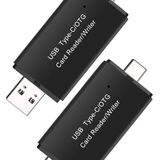 Allteq - USB C Stick - Zwart - USB 3.1 Gen 1 - Met Cardreader