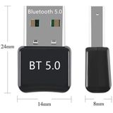 Allteq - USB 2.0 Bluetooth Adapter - Zwart - High Speed - 3 Mbit/s - 10 Meter Bereik