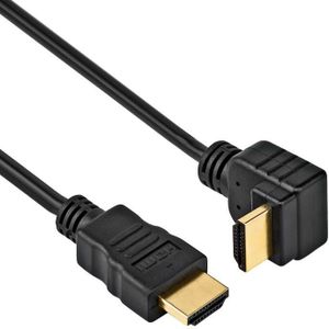 Philips HDMI-Kabel 1,8 M – Schwarz, Für Full HD, 3D, ARC, Mit Nickel-Anschlüssen