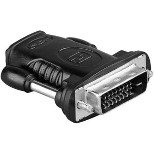 HDMI naar DVI verloopstekker - Zwart - Allteq