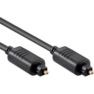 Optisches Audiokabel - Toslink und spdif - Allteq - 2 Meter