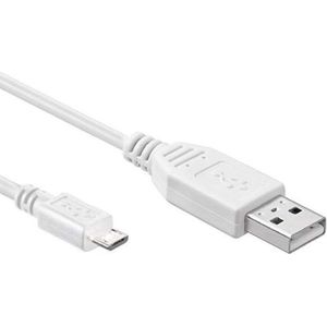 USB Micro Kabel Wit 5 meter Allteq