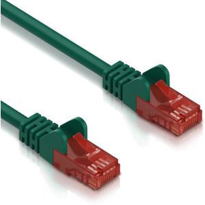 Cat 6 - U/UTP - Netwerkkabel - Patchkabel - Internetkabel - 10 Gbps - 1 meter - Groen - Allteq