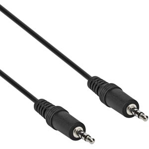 Jack Kabel 3.5 mm - Male to Male - Universeel - Zwart - 2.5 meter - Allteq