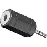 Allteq - Jack 2.5 mm - Verloopstekker - Zwart - Stereo