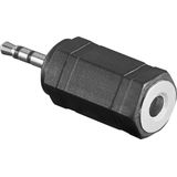 Allteq - Jack 2.5 mm - Verloopstekker - Zwart - Stereo