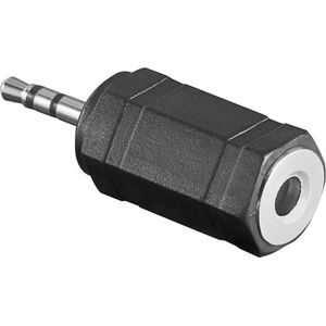 Allteq - Jack 2.5 mm - Verloopstekker - Zwart - Stereo