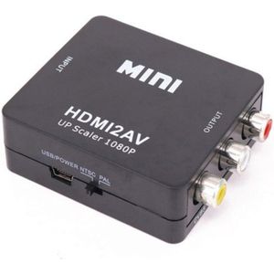 Allteq - HDMI naar Composiet Omvormer - Zwart - AV / RCA