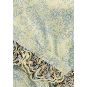 Ibana - Dalan - Maxi Jurk - Veelkleurig - Lichtblauw