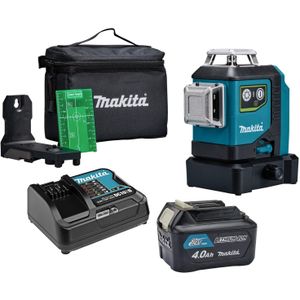 Makita SK700GDX | 12 V Max | Kruislijn laser Groen | 3x 360° | Set | 1x 4,0 Ah Accu - SK700GDX