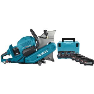 Makita CE001GT401X | XGT 2x40 V Max | Doorslijper | 355mm | 4 x 5,0 Ah accu + duo snellader - CE001GT401X