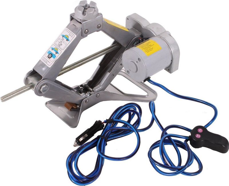 MAMMUTH - 12V Schaarkrik - Capaciteit 2000 Kg - Minimale Hoogte 130 mm - Maximale Hoogte 350 mm