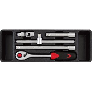 Seneca - Ratelset - 1/2 Duims - 5 Delig - Chrome Vanadium