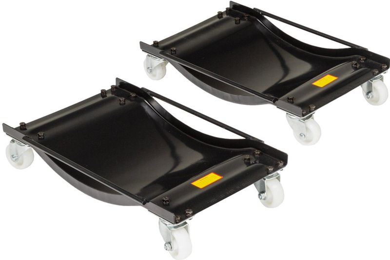 Wieldollieschalen - Automovers - Capaciteit 450kg - Set van 2 stuks - Afmetingen 605 x 395 x 120 mm