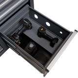 TOOLBOX4YOU - Mobiele Gereedschapswagen - Massief Houten Werkblad - 10 Lades