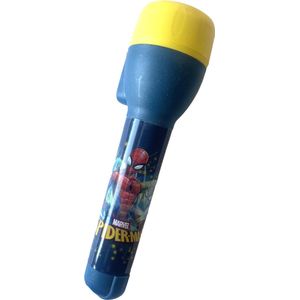 Marvel Spiderman Zaklamp - Blauw - LED
