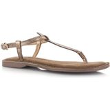 Lazamani  Sandalen Dames  Goud  Leer