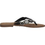 Lazamani - Luna Leren Dames Slippers South