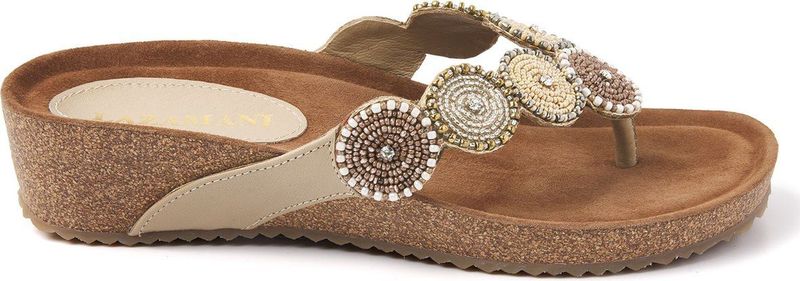 Lazamani Dames Slippers 75 455 Beige