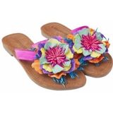 Lazamani - Dames Slippers 726 Fuxia