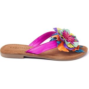 Lazamani  Slippers Dames  Multi  Leer