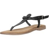 Iris - Veterlaarsjes - Effen - Leer - Ronde Neus - Platte Hak