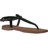 Iris - Veterlaarsjes - Effen - Leer - Ronde Neus - Platte Hak