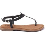 Iris - Veterlaarsjes - Effen - Leer - Ronde Neus - Platte Hak