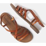 Lazamani - 75.527 - Sandaal - Tan - Leer/Suède/Rubber