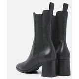 Lazamani Dames Chelsea Boots 57.326 Black | Zwart | Leer | Maat 39 | LA57326black