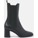 Lazamani Dames Chelsea Boots 57.326 Black | Zwart | Leer | Maat 39 | LA57326black