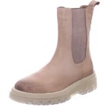 Lazamani  Chelsea boots Dames  Taupe  Leer