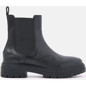 Lazamani  Chelsea boots Dames  Zwart  Leer