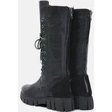 Lazamani - Veterboots - Zwart - Leer/Suède - Met Ritssluiting