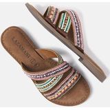 Lazamani Dames Slippers 75.474 Tan