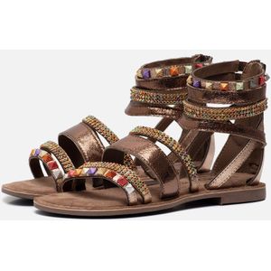 Lazamani Dames Sandalen 75.406 Copper Maat 37