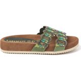 Lazamani - Dames Slippers 75 391 Olive