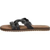 Lazamani - Eden Leren Dames Slippers Black